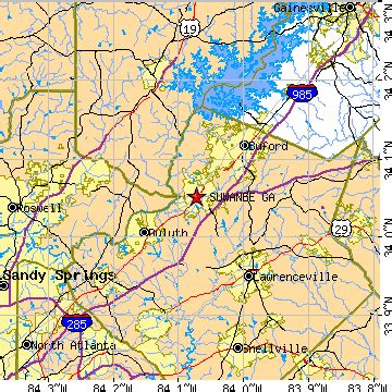 Suwanee, Georgia (GA) ~ population data, races, housing & economy