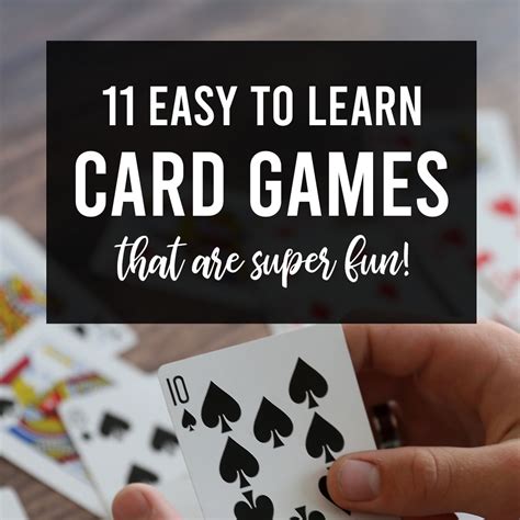 11 Fun + easy cards games for kids and adults! - It's Always Autumn