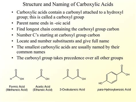 PPT - Structure and Naming of Carboxylic Acids PowerPoint Presentation ...