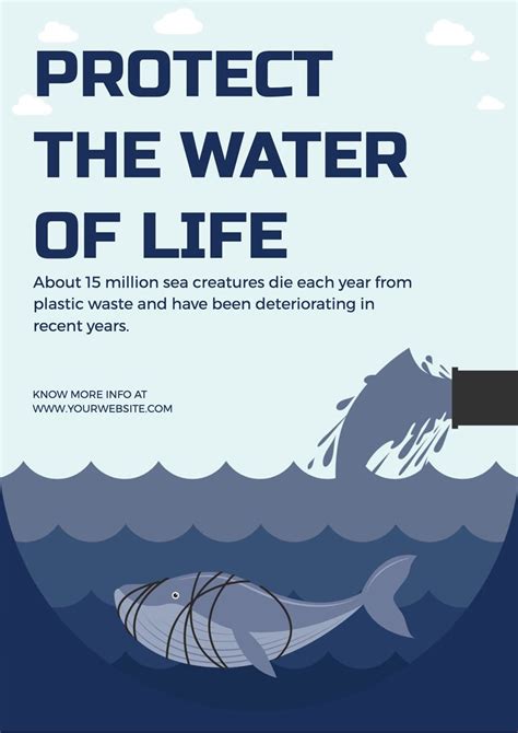 Free Water Pollution Poster Designs | DesignCap Poster Maker | Water pollution poster, Water ...