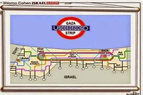 Israel Matzav: Underground map of Gaza