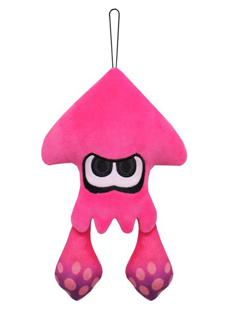 Inkling Squid Neon Pink 9″ Plush | Little Buddy Toys