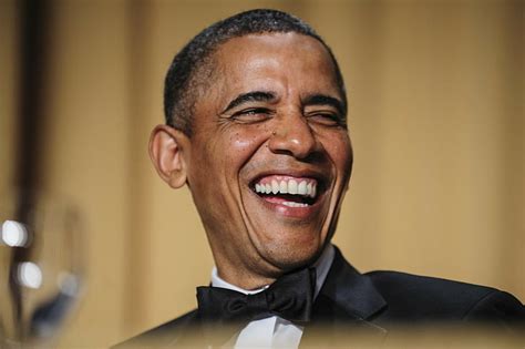 HD wallpaper: barack obama, smiling, portrait, headshot, happiness, one ...