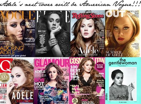 Adele will cover American Vogue March 2012! - Emily Jane Johnston