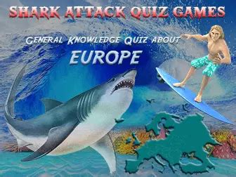 Europe facts quiz : shark game