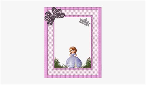 Kaz Creations Cartoon Sofia The First Frame - Picture Frame Transparent ...