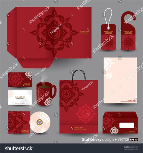 Stationery Design Set In Vector Format - 130901705 : Shutterstock