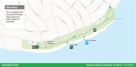 Shoreline Park Map - Healthy People Healthy Trails