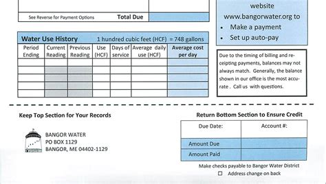 How to Pay a Water Bill | Bangor Water | Bangor, Maine