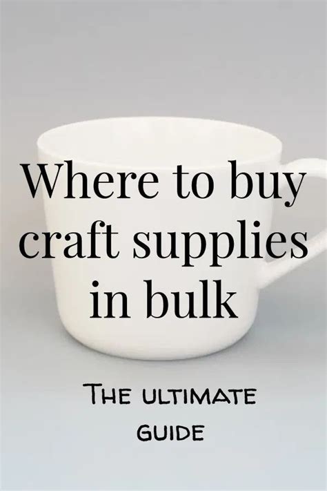 Where to Buy Craft Supplies and Blanks in Bulk (Wholesale) | Wholesale ...