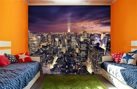 3D City Night 1690 Wall Murals | AJ Wallpaper