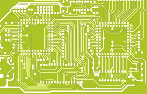 Premium Photo | Green Circuit Board Background