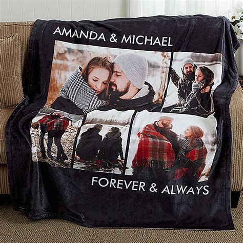 Picture Perfect 50-Inch x 60-Inch Fleece 5-Photo Blanket | Bed Bath & Beyond in 2021 | Diy gifts ...