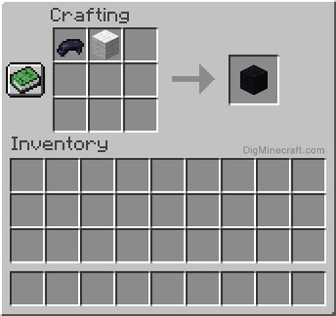 How to make Black Wool in Minecraft