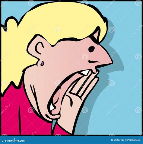 Shouting woman stock vector. Illustration of expressing - 35297107