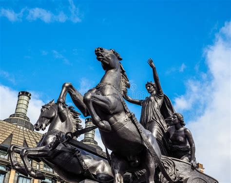 Boadicea Monument in London, Hdr Stock Image - Image of leading, iceni ...