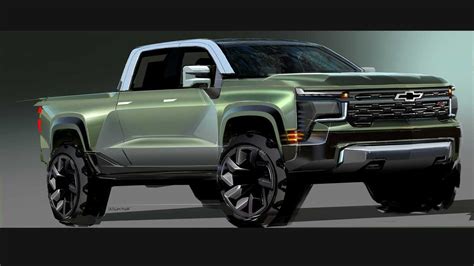 GM Design Shares Futuristic Chevy Truck With Retro Square Body Vibes