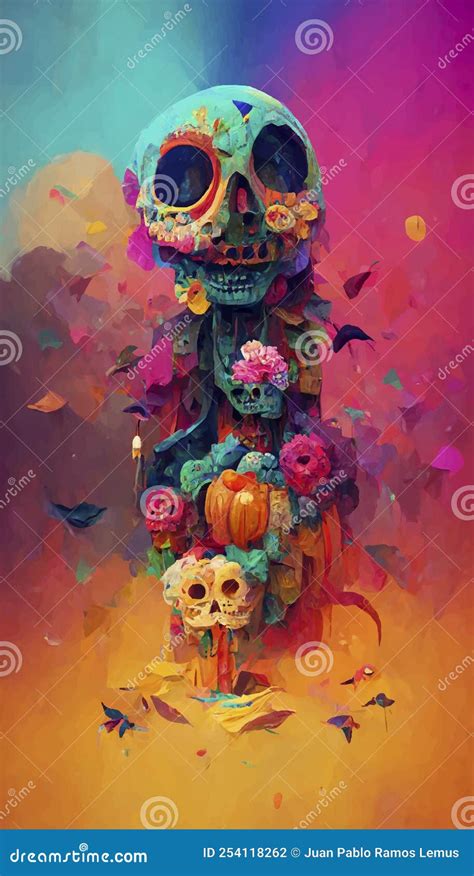 Catrina Wallpaper Stock Illustrations – 344 Catrina Wallpaper Stock ...