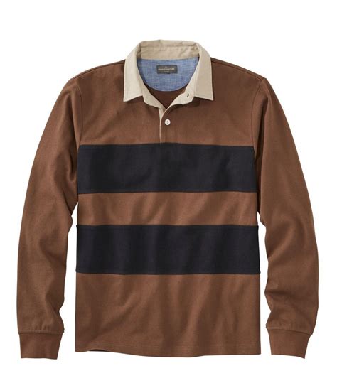 Men's Signature Classic Rugby Shirt, Long-Sleeve Stripe | Shirts & Tops at L.L.Bean