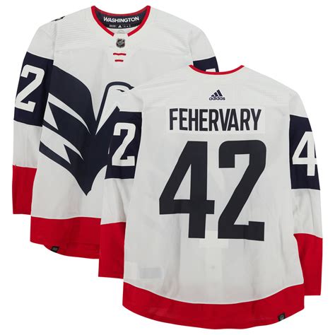 Martin Fehervary Washington Capitals 2023 NHL Stadium Series Game-Used ...