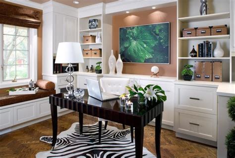 18 Beautiful Home Office Designs With Feminine Allure