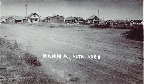 Historical photos photographs of Hanna Alberta