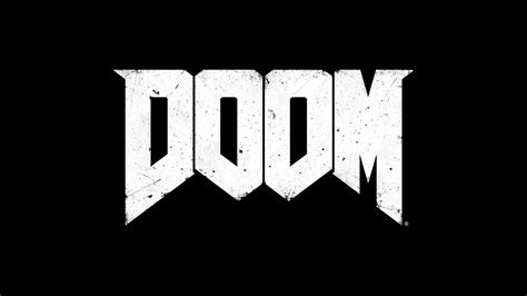 Download Logo Video Game Doom (2016) 4k Ultra HD Wallpaper