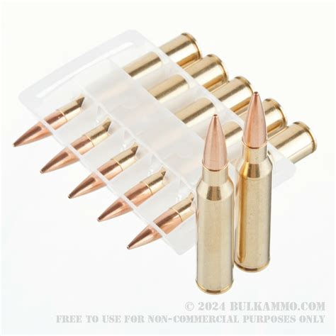 20 Rounds of Bulk .338 Lapua Ammo by Federal - 250gr HPBT