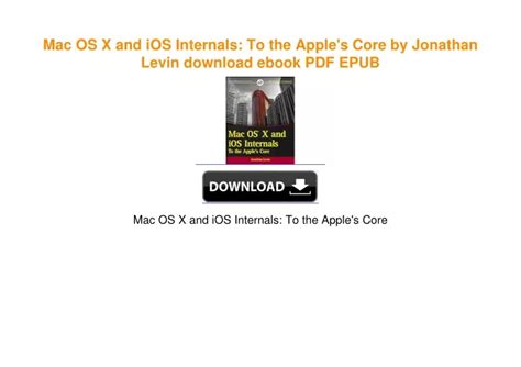 PPT - Mac OS X and iOS Internals: To the Apple's Core by Jonathan Levin ...