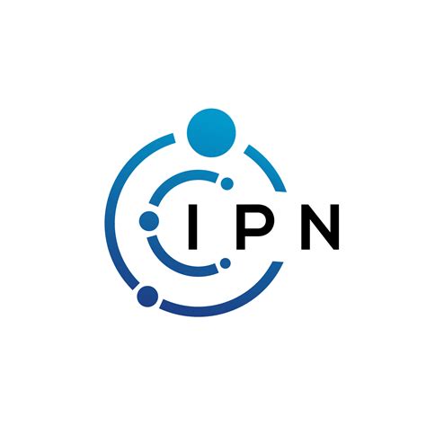 IPN letter technology logo design on white background. IPN creative initials letter IT logo ...