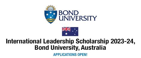 Bond University Leadership Scholarships 2024 Australia Registration ...