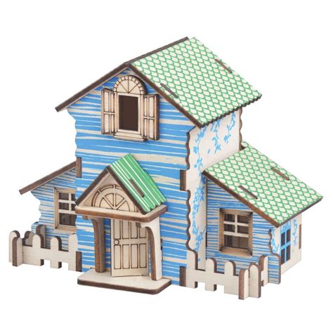 3D Toy Jigsaw Puzzle DIY House Kids Adults Boys Girls Educational House Puzzle A daily low price ...