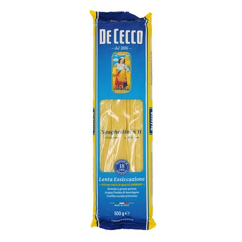 DE CECCO SPAGHETTINI. 500GMS. – Cibo