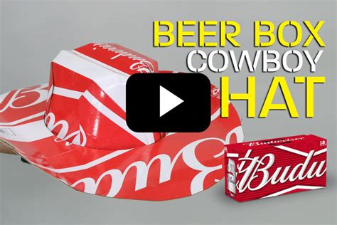 Make a Beer Box Cowboy Hat - DIWHY.LIFE