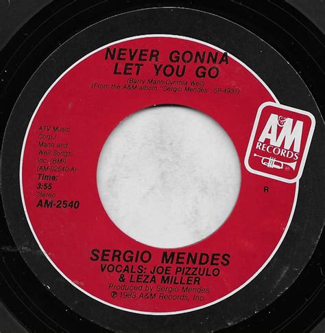 Sergio Mendes – Never Gonna Let You Go (1983, R Pressing, Vinyl) - Discogs