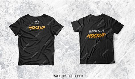 T-Shirt Mockup Design Front Back Product Mockup | canoeracing.org.uk