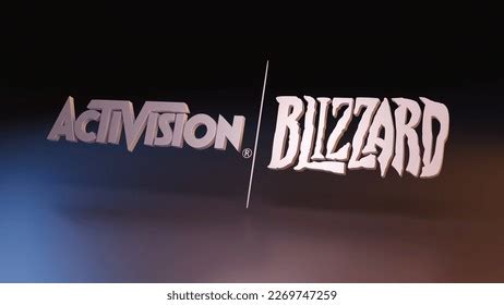 Activision Blizzard Logo Font On Dark Stock Illustration 2269747259 ...