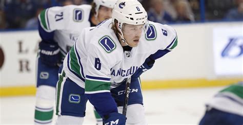 Brock Boeser will miss tonight's Canucks game with an injury | Daily ...