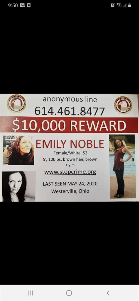 PLEASE KEEP SEARCHING FOR EMILY NOBLE, 52, MISSING SINCE 5/24 FROM ...