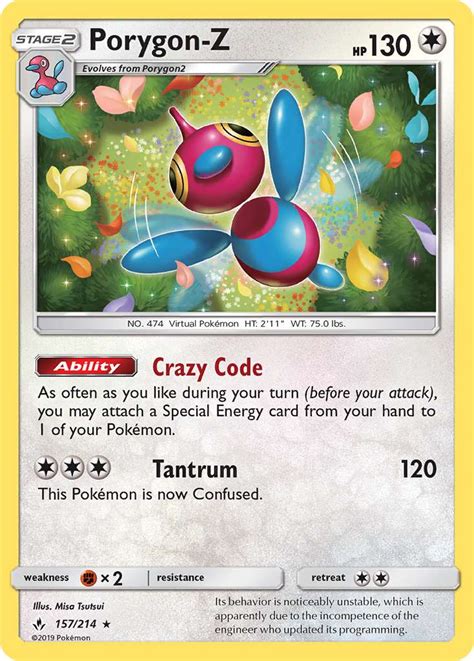 Porygon-Z 157 (Unbroken Bonds 2019) Pokemon Card