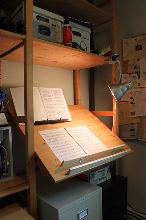 Ivar Stand-up Music Cueing Desk / Drafting Table - IKEA Hackers - IKEA Hackers