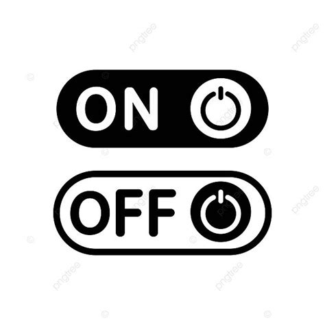 Modern Vector Icon Of A Switch Symbol For Turning On And Off Isolated On A White Background ...