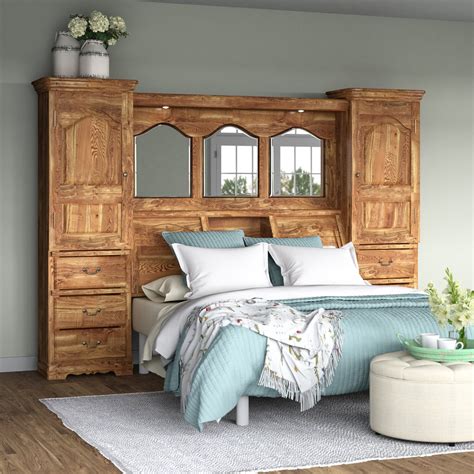 King Bookcase Headboards - Foter