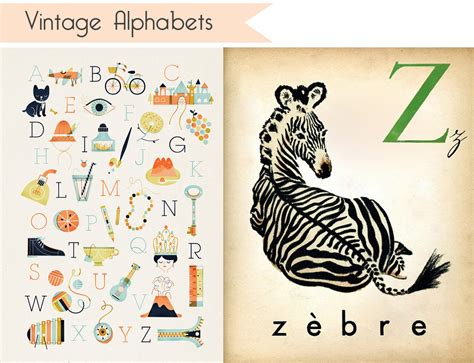 Vintage Alphabet Prints | In Honor Of Design