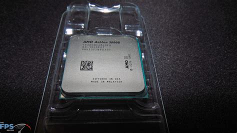 AMD Athlon 3000G Review with Overclocking