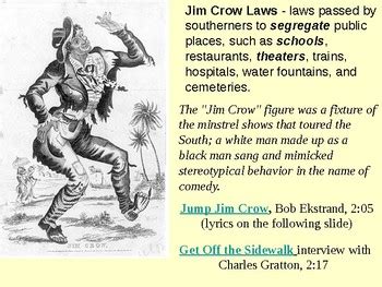 Sharecropping and Jim Crow Laws PowerPoint Presentation by MrBerlin