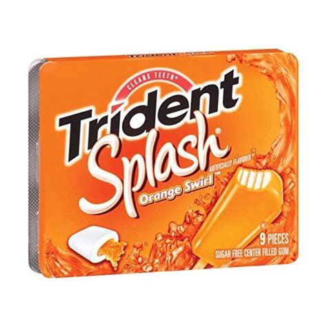 Trident Splash Sugar Free Gum (Orange Swirl | Sugarblockerz.com