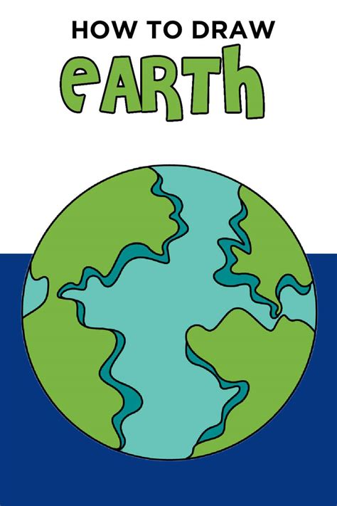 Earth Drawing For Kids