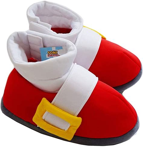 Sonic the Hedgehog Red Running Shoes Plush Cosplay Slippers | One Size | Sonic costume, Sonic ...