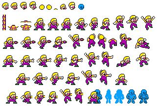 Wario 8 Bit Sprites by kaithehedgefox10 on DeviantArt